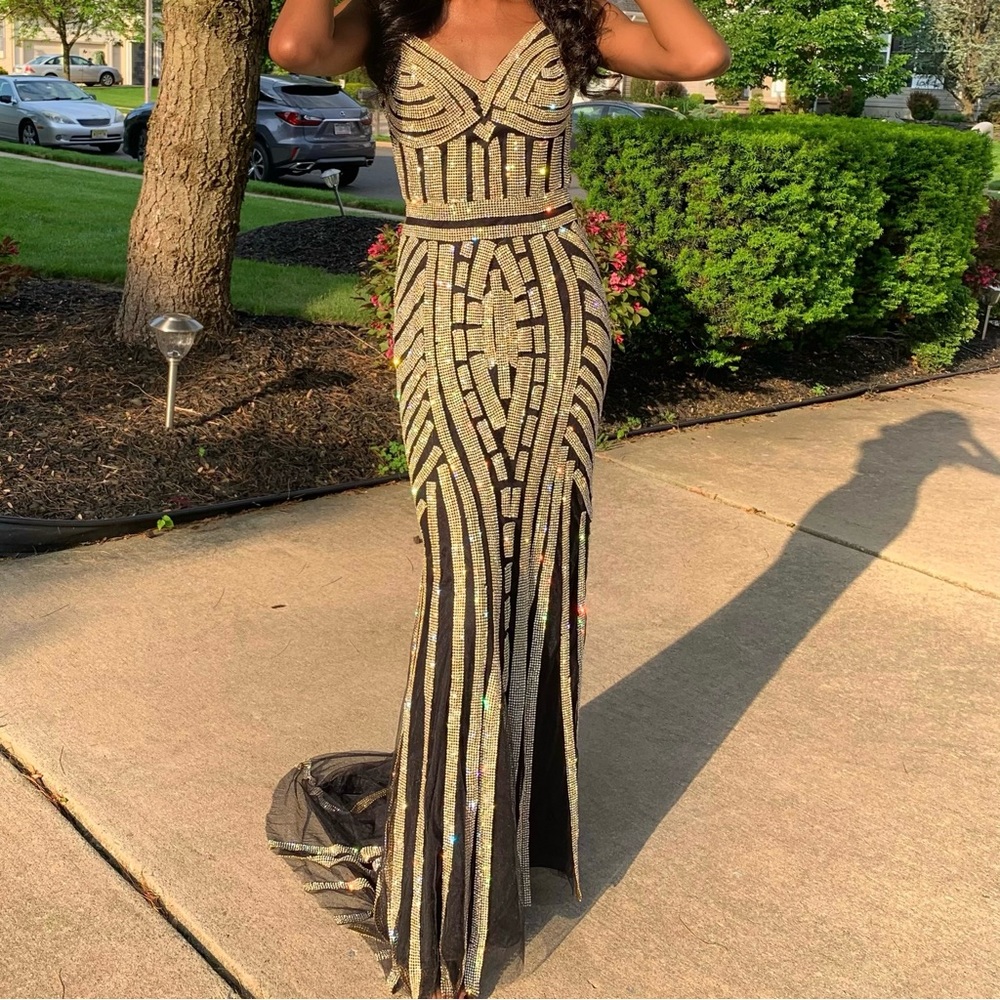 Crystal Embellished Prom/Event Dress